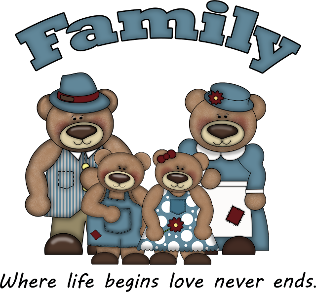 GRANNY ENCHANTED'S BLOG: Free "Family" Bear Word Art 104