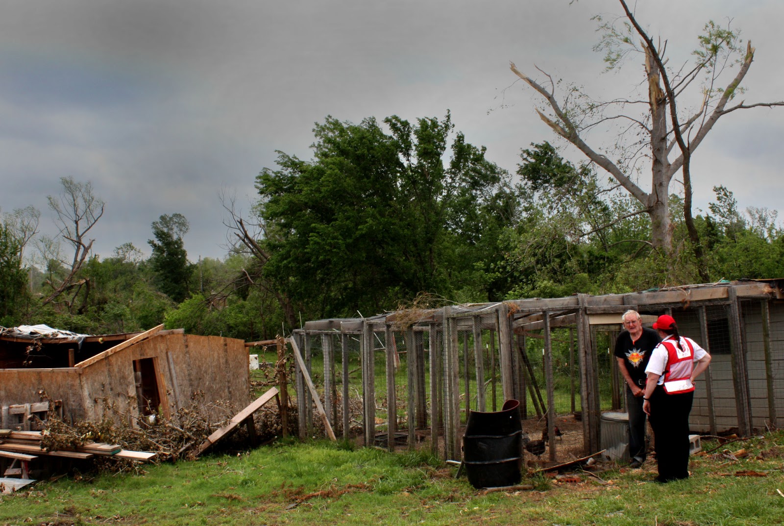 Tulsa Area Command Supporting Little Axe with presence and prayer