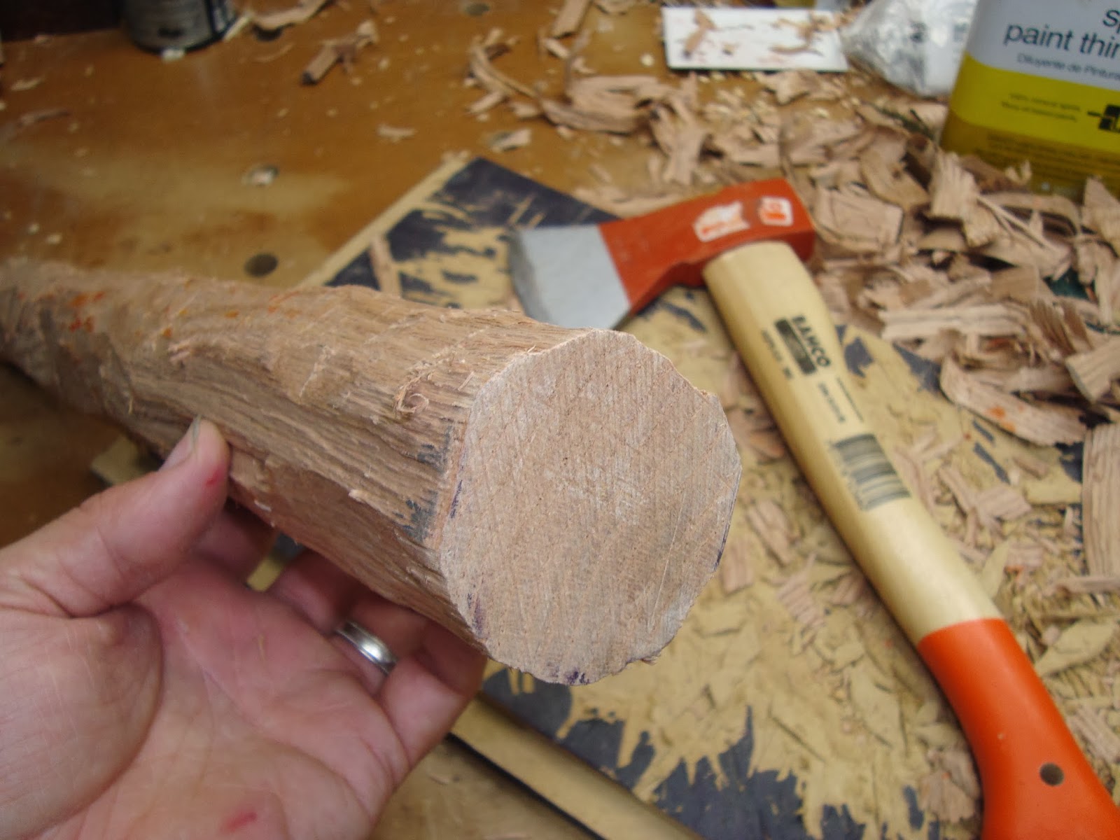 Brotherwood Make A Chisel Handle from Firewood