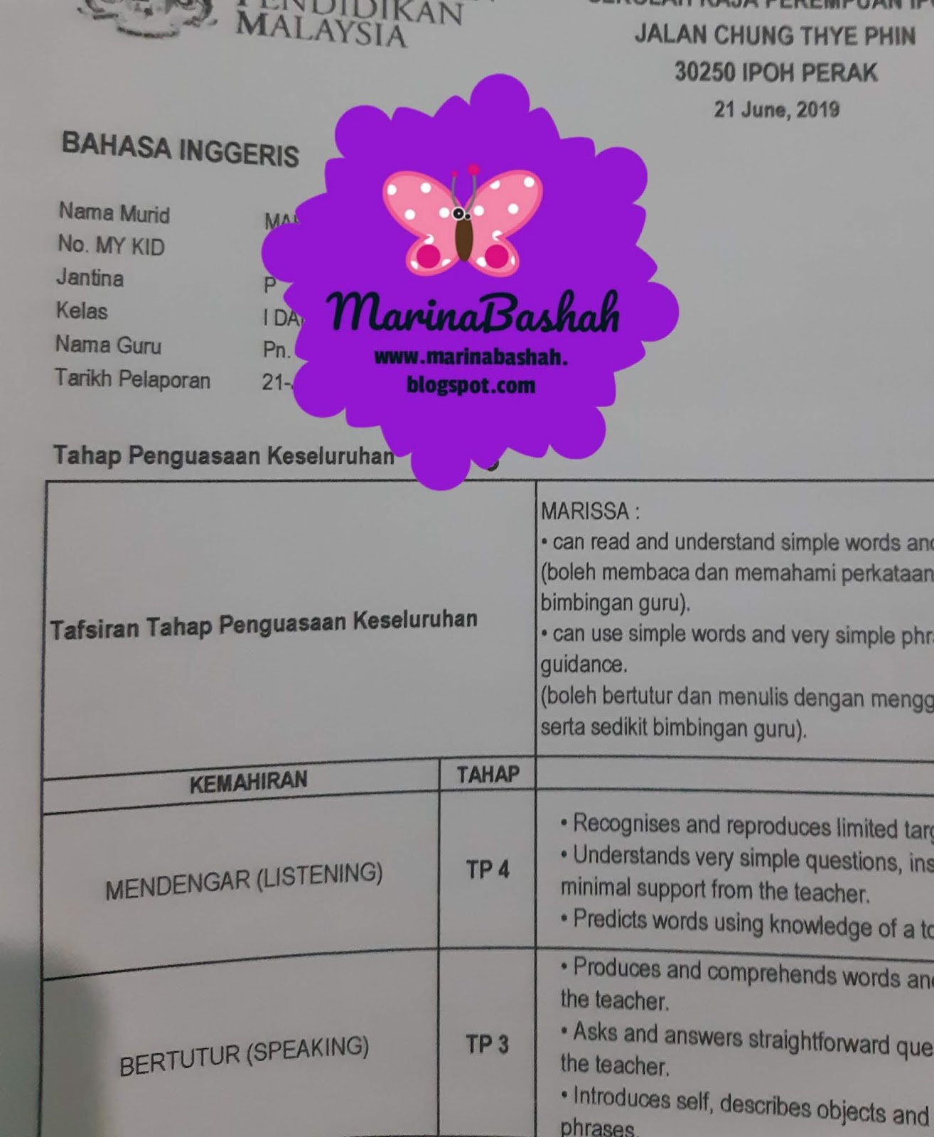 Tahap Penguasaan Pbd Bahasa Inggeris  Dapatkan Dskp Bahasa Inggeris