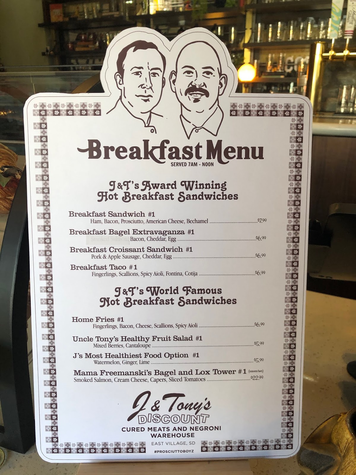 SanDiegoVille J & Tony's Discount Cured Meats And Negroni Warehouse