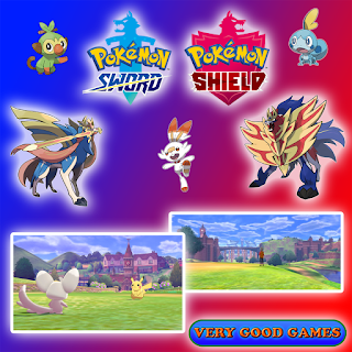 News on the gaming blog Very Good Games about the release of the core games of the Pokémon series: Sword and Shield