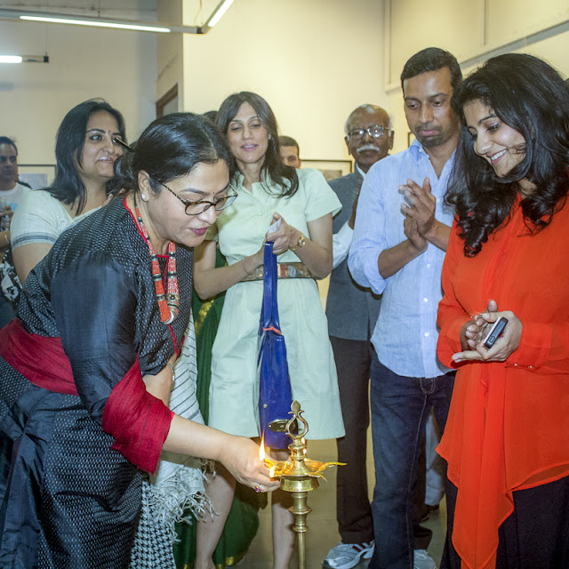 'FAITHfully Yours', a Photography Exhibition is inaugurated on 8th March at Arpana Caur Gallery near Siri Fort Auditorium. Inauguration was at 7pm and event lasted for 3-4 hours. Seven Artists Ambik Sethi, Augustus Mithal, Rajesh Ramakrishnan, Raajan Sharma, Shilpi Choudhuri, Shivani Punia and VJ Sharma are showcasing their work during next 10 days. Show will be on till17th March 2013.Show was inaugurated by the famous Fashion Designer Rina Dhaka, Award Winner Journalist Sonal Kalra, the famous Indian Contemporary Artist Jaishree Barman and few other ladies. Since it was a women's day, all ladies were there as chief guests. It was great to have Paresh Maity at inauguration. Mr. Paresh Maity has had more than 50 shows in thirty years. He gradually moved from atmospheric scenery to representations of the human form. His more recent paintings are bold and graphic, with a strong color and unusual cropping. His works are in a number of collections, including the British Museum, and the National Gallery of Modern Art, New Delhi. In early years he did many watercolors of different locations.Paresh painted for newly built Terminal 3 at Delhi Airport. He has created the biggest painting of his life and probably the longest in India. It stretches up to over 850 feet and is surely one of the most monumental paintings in the world. In August 2011, his 55th solo show with water colour paintings based on the last 15 poems of poet Rabindranath Tagore, Shesh Lekha (The Last Writings, 1941), opened at the National Gallery of Modern Art, New Delhi. Many known faces from Photography, Art and media were around.  Every photographer has described FAITH in different aspects of life. Some have worked on some aspects of religious faith around the world, Faith in relationships and many more other aspects very well shown through visuals. VJ shares his work around 'The Question of FAITH' - Faith exists everywhere and in all of us, and yet everyone questions faith. The concept of faith is ridden with dilemmas, contradictions, and uncertainties. Human beings have searched for answers to these for centuries. Many philosophers have come to various conclusions, but the questions resurface without fail. These questions will continue to haunt us till we find the answers we are ready to accept. This photographic journey is an attempt to confront some of these questions and to reflect upon the world of the faithful, as we know itShilpi talking about her work and sharing with Rina Dhaka. Her work mainly revolves around various phases of life an how FAITH changes from one stage of life to another. She is showing great set of visuals in 9 frames. Overall response on inauguration day was amazing and whole group of artists if excited about next week.PHOTO JOURNEY will keep sharing more about this exhibition which is on for next whole week in Delhi