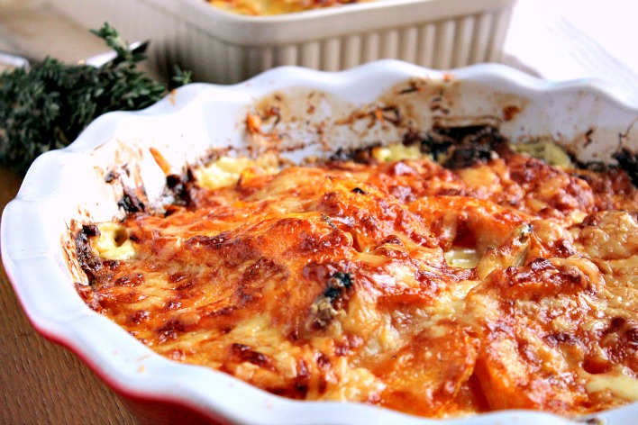 Cheesy Butternut Squash Gratin - A Cornish Food Blog | Jam and Clotted ...