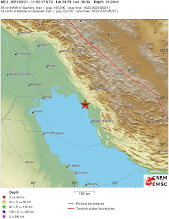 Cutremur moderat cu magnitudinea de 5,0-5,2 grade in Sudul Iranului