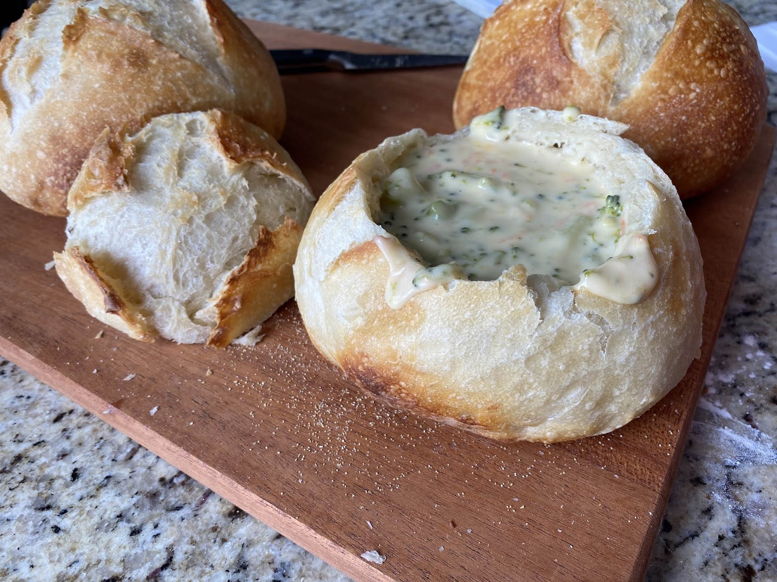 Sourdough Bread Bowls from Boudin Bakery