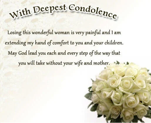 Condolence Messages for Colleague with Images