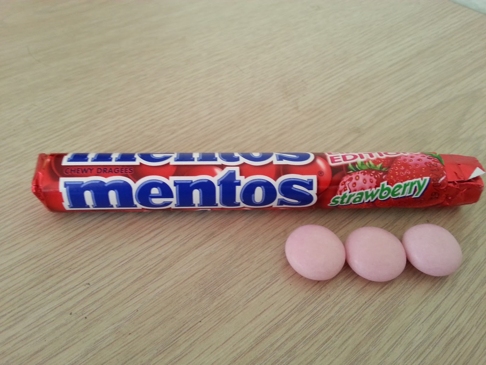 Junk Food Journal Strawberry Mentos