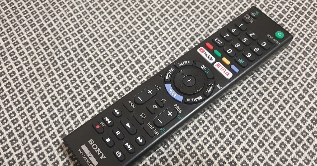 Sony RMTTX300e Smart TV remote control