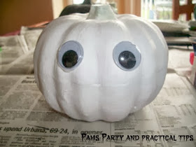 How to make a Mummy Pumpkin #pumpkin