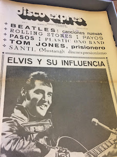Portada de la revista con Elvis Presley