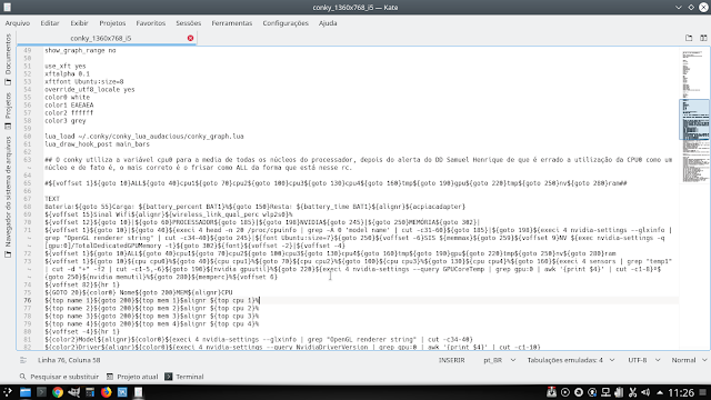 Conky lua Audacious + Nvidia