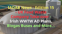 Image shows: Biogas News plus Anaerobic Digestion News