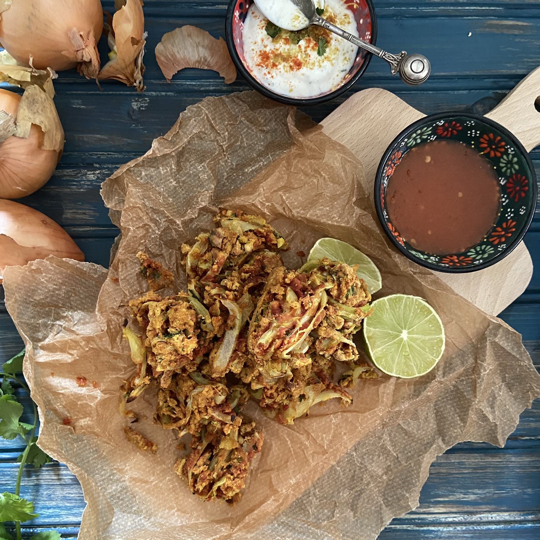 Baked Onion Bhaji Vegan Glutenfree simply.food