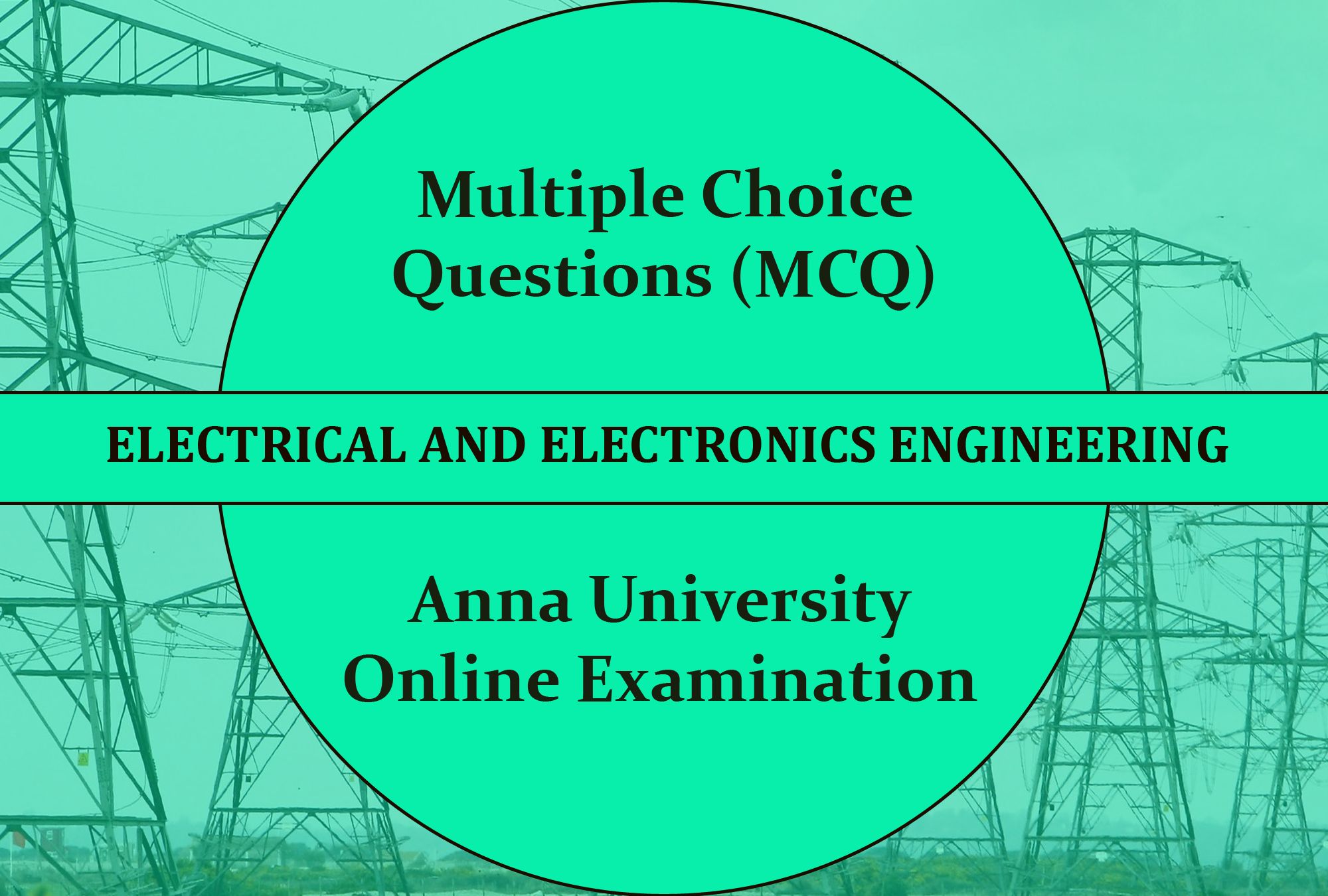 EEE Anna University Regulations 2017 Multiple Choice Questions (MCQ