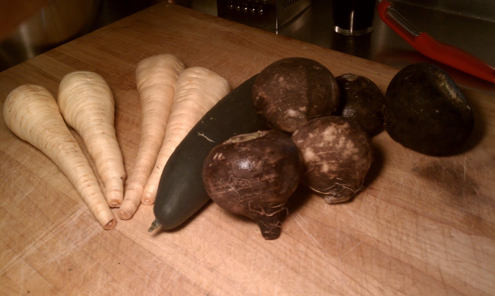 Shrimp13's Blog Black Radish, Parsnip and Cucumber Salad