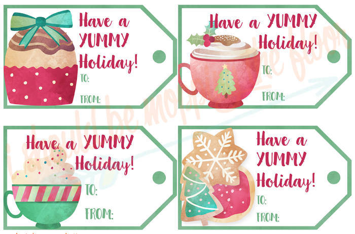 50+ Printable Holiday Gift Tags | These 54 Watercolor Christmas Gift Tags are perfect for all of your packages this holiday season. They're all GORGEOUS!