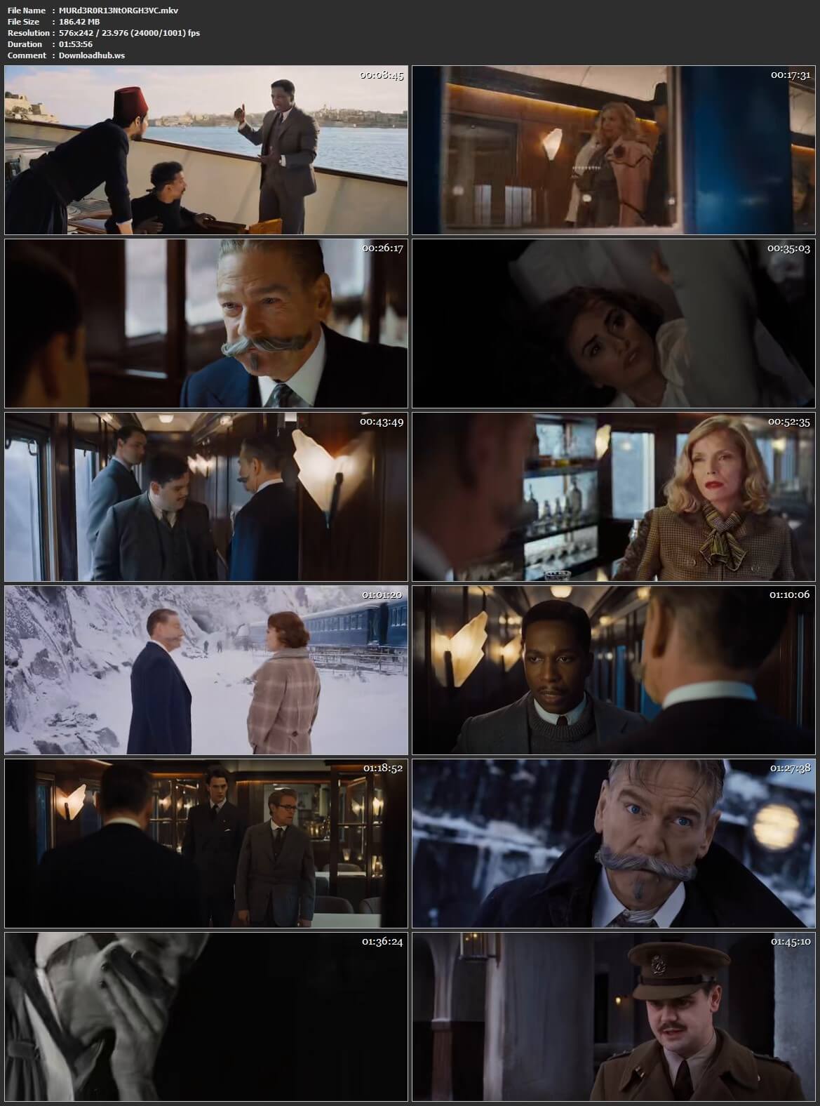 Murder on the Orient Express 2017 Hindi Dual Audio HEVC Mobile BluRay Free Download