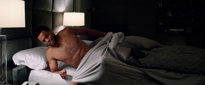 Michael Ealy shirtless in Fatale.