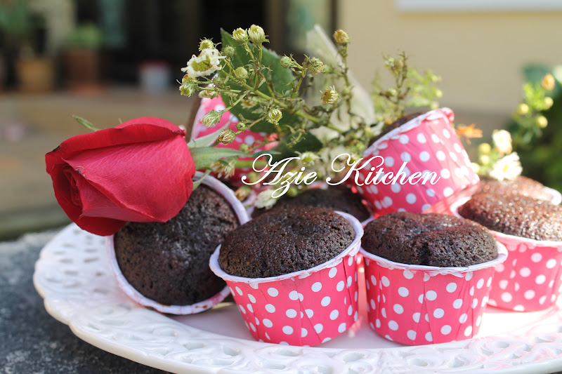 Muffin Coklat Sedap Azie Kitchen