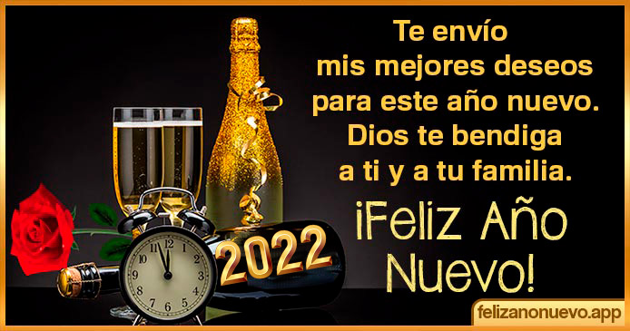 Frases de feliz año nuevo 2022 familia