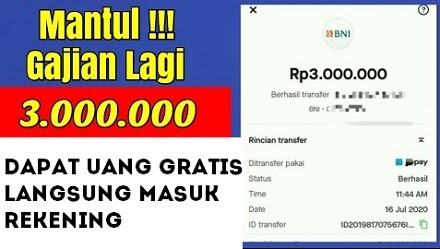 15 Cara Dapat Uang Gratis Langsung Masuk Rekening Dari Internet 2021 Teknoart My Id Media Berita Teknologi