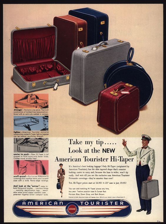 Castle Carra STYLE HISTORY AMERICAN TOURISTER REINVENTS LUGGAGE