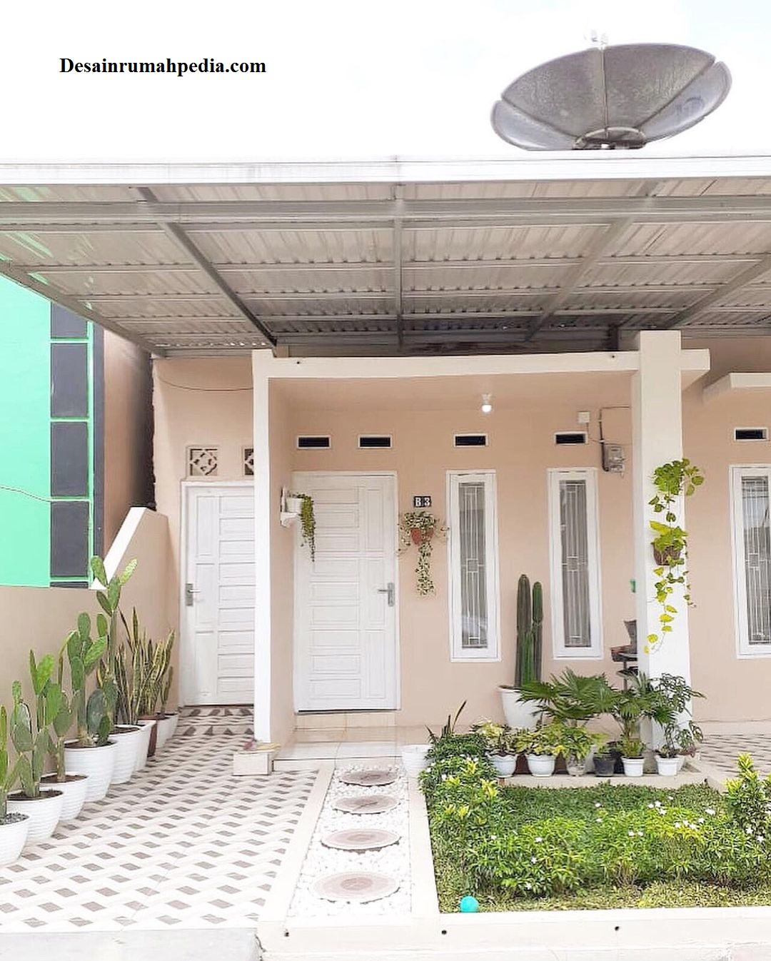 Sejukkan Rumah dengan Desain Taman Teras yang Asri ~ Desainrumahpedia