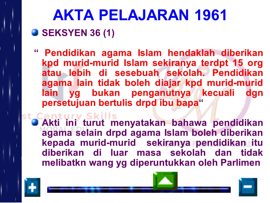 PERKEMBANGAN PENDIDIKAN MORAL DI MALAYSIA  MORAL EDUCATION FOR