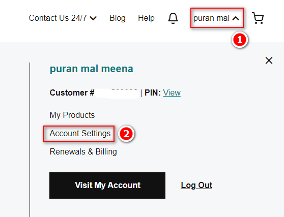 Account Settings Account Settings