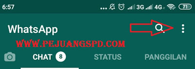 titik 3 pada apalikasi Whatsapp Cara menggunakan whatsapp web pada laptop atau pc terbaru