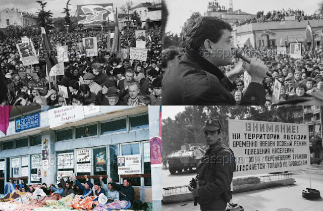 День в истории: митинг в Сухуми 23 марта 1992 года