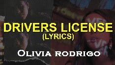 Driver license lyrics