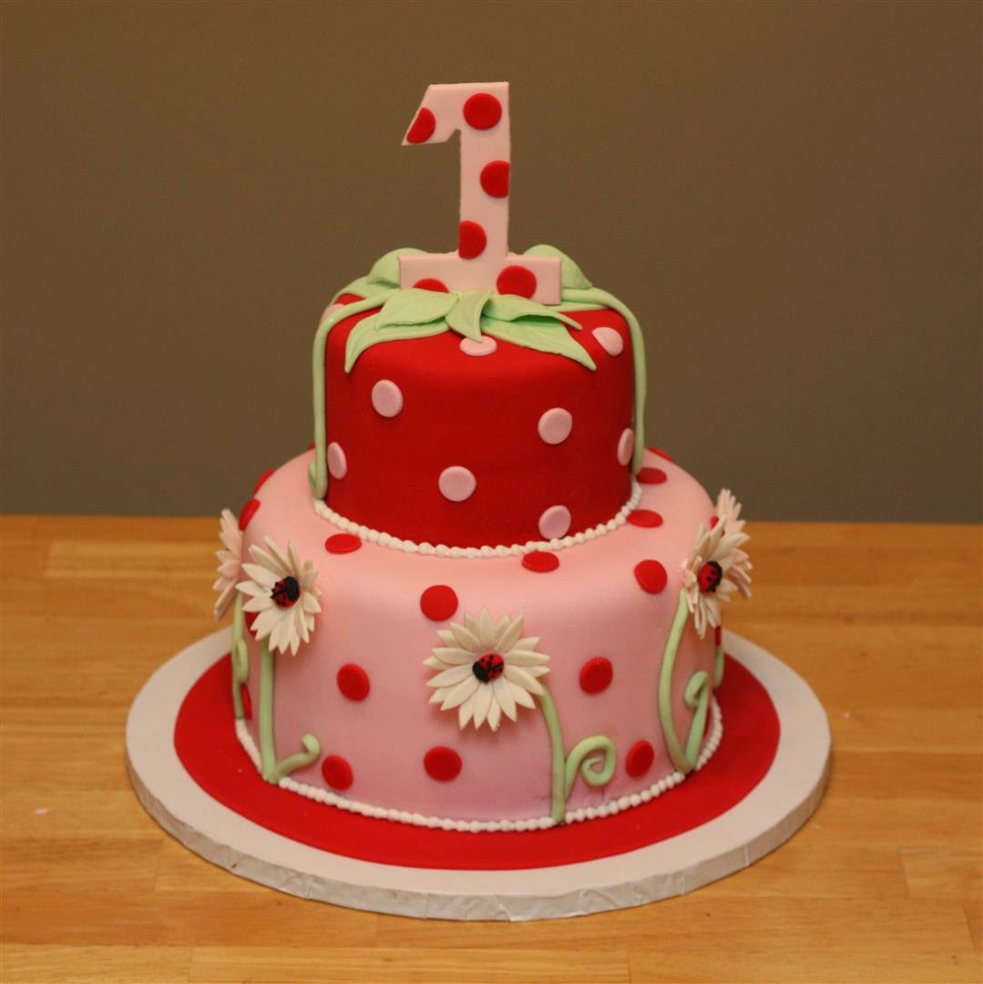 Ladybug Birthday Cake