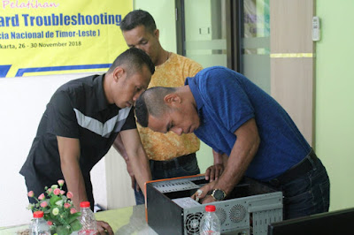 Pelatihan Motherboard Troubleshooting bersama PNTL Timor Leste