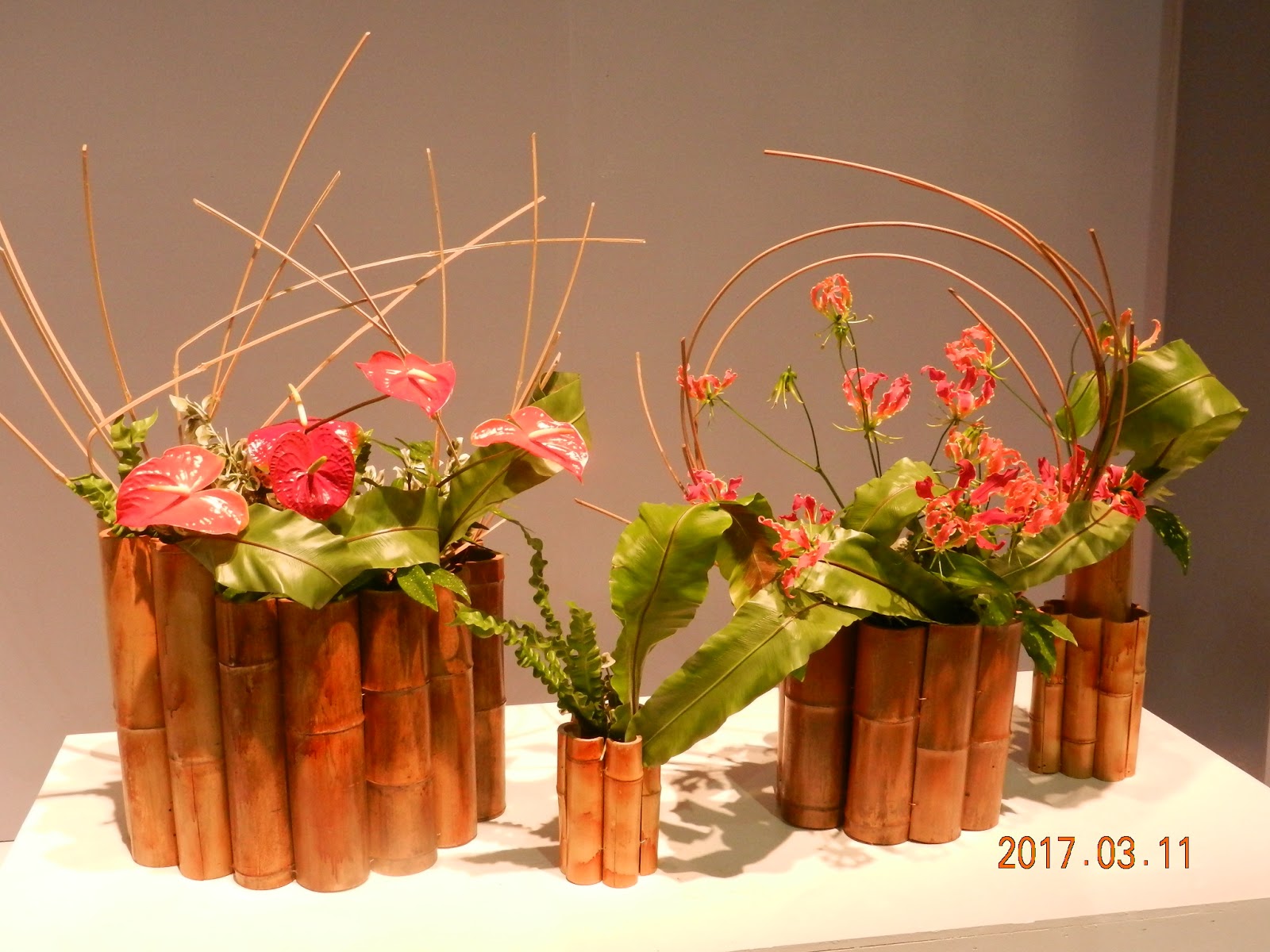Orchids and Ikebana Holland Flowering the World" (3) Ikebana
