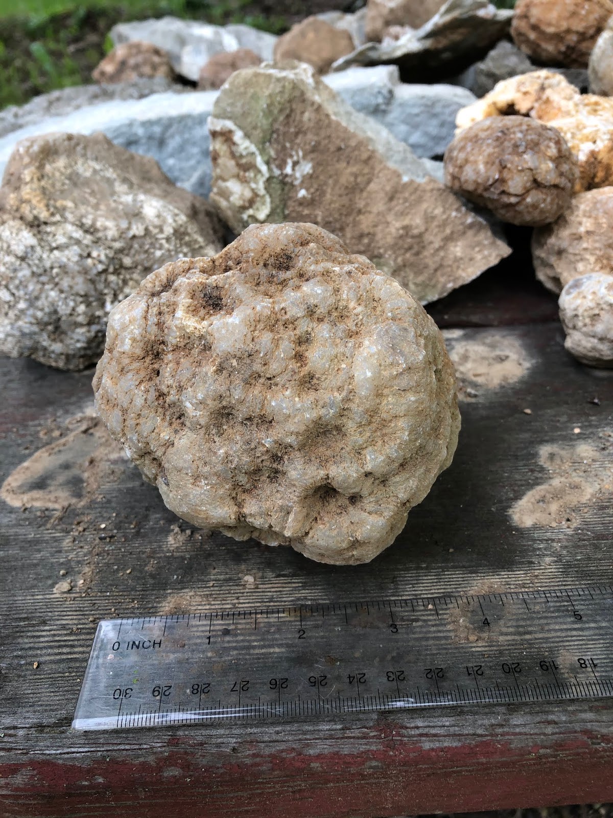 Geode hunting near Bloomington Indiana Digital Rockhound's Site