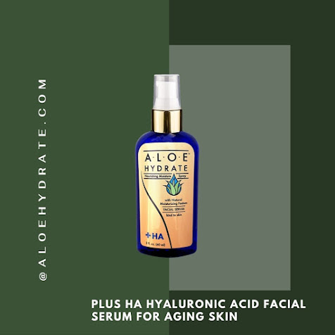 plus ha hyaluronic acid facial serum for aging skin