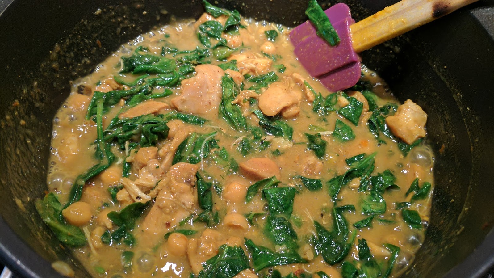 Got it, Cook it: Indian Spiced Chicken with Chickpeas and Spinach