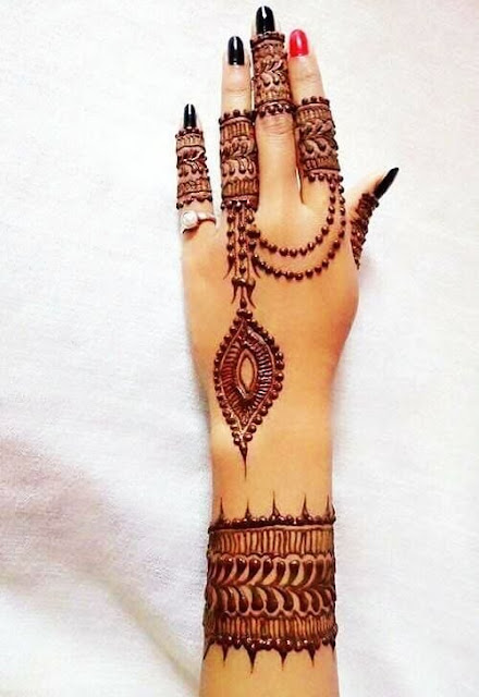 Beautiful Simple Mehndi Design Images for Raksha Bandhan