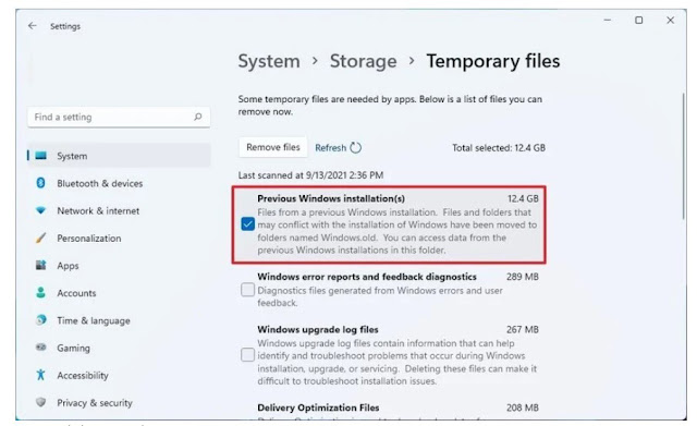 Cara Hapus Windows Old di Windows 11