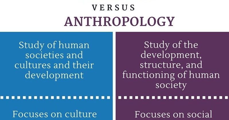 what is the difference between anthropology and sociology with example
