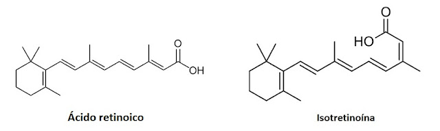 retinol retinoico ácido acid retonoic vitamina a vitamin isotretinoína isotretinoin chemical structure