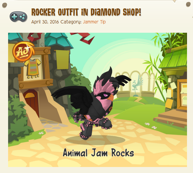 Animal Jam Rocker Hair jadetree