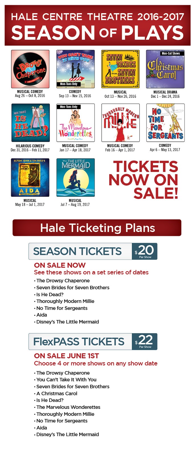 Hale Centre Theatre Seating Chart