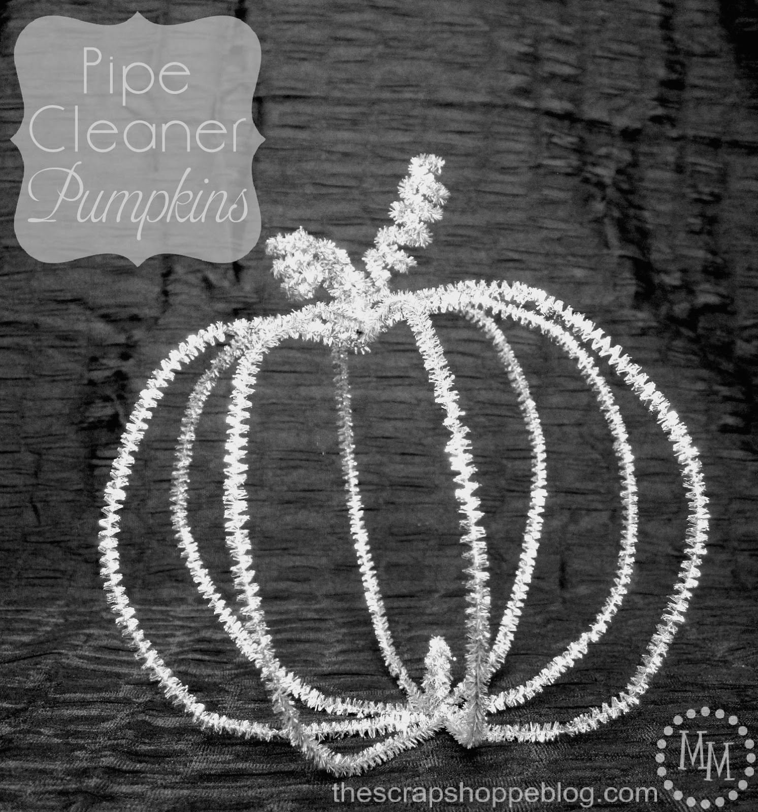 Pipe Cleaner Pumpkins - The Scrap Shoppe