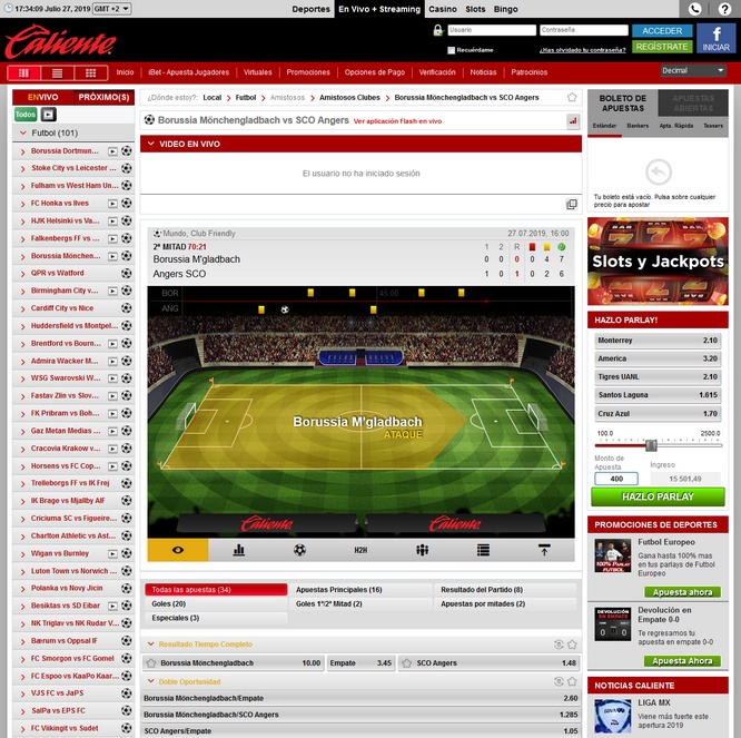Caliente Live Betting Caliente Live Bets