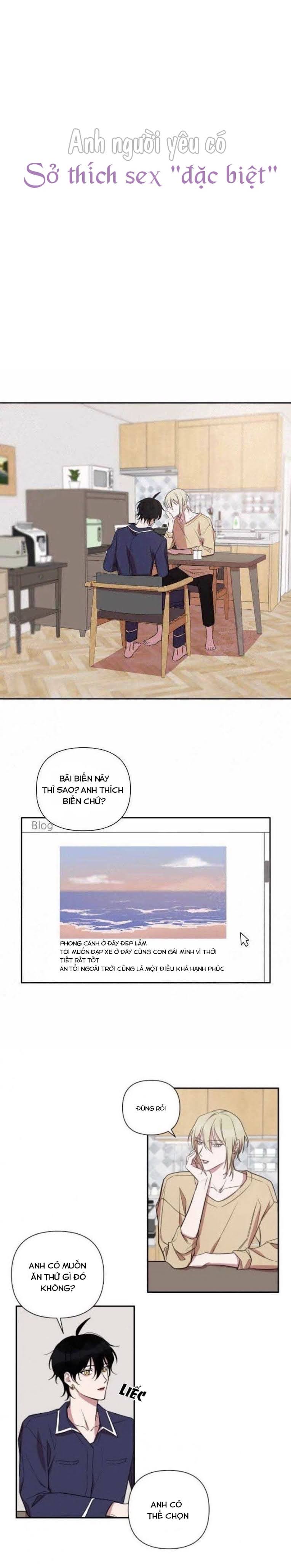 Đọc truyện Anh người yêu có sở thích sex đặc biệt - Chapter 32