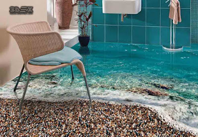 3D tile flooring images 3d bathroom tiles designs 2019
