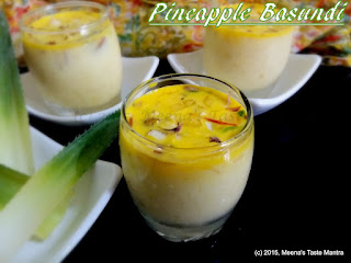 Pineapple Basundi 